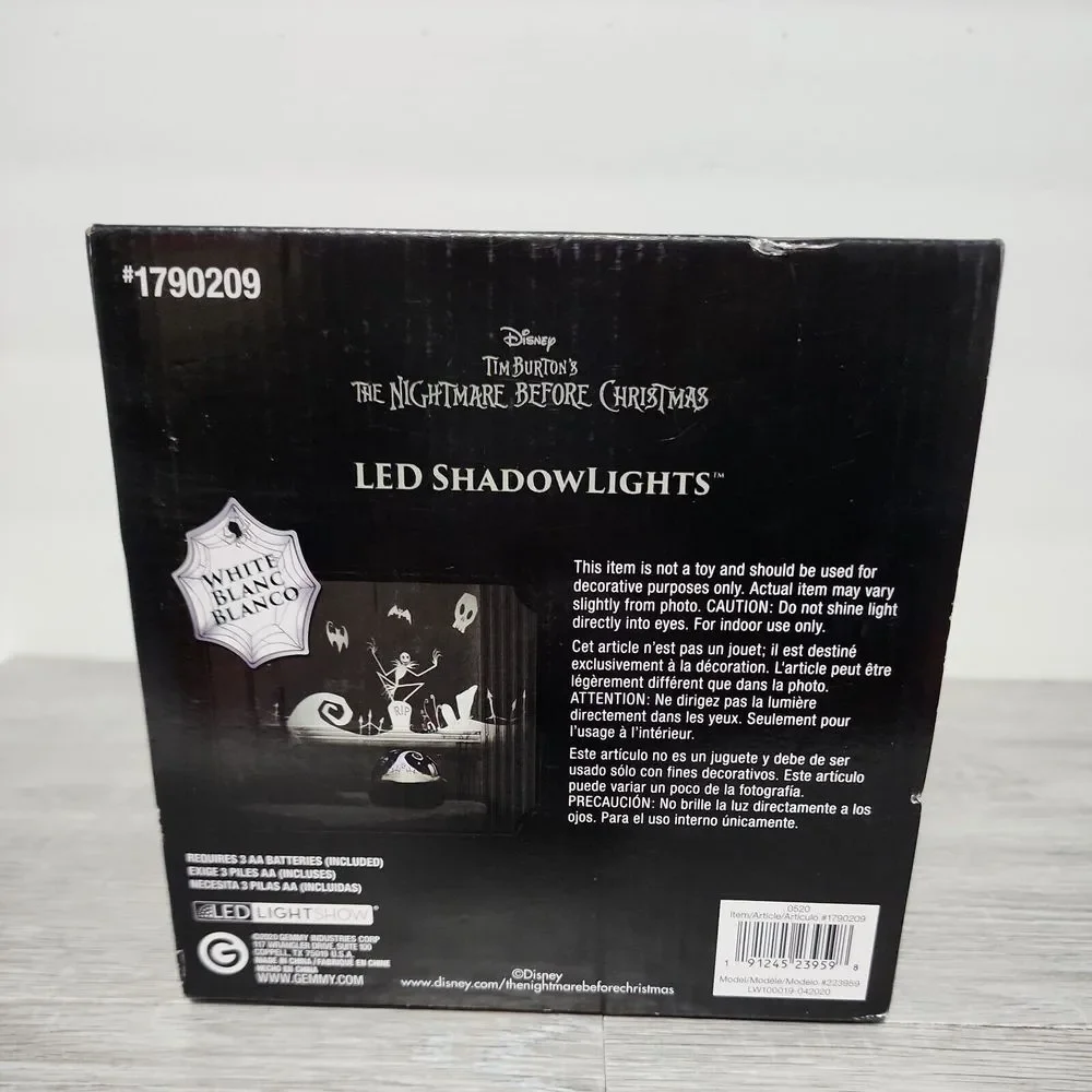 Disney‎ Tim Burton The Nightmare Before Christmas LED ShadowLights